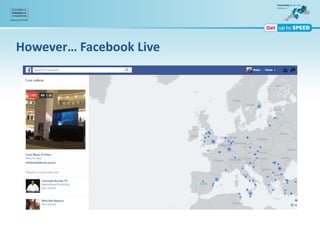 However… Facebook Live
 