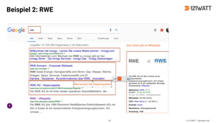 © 121WATT - Alexander Holl
Beispiel 2: RWE
15
 