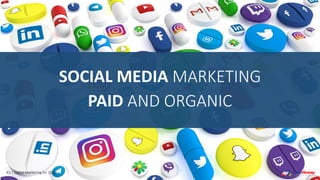43 | Digital Marketing for 2021
SOCIAL MEDIA MARKETING
PAID AND ORGANIC
 