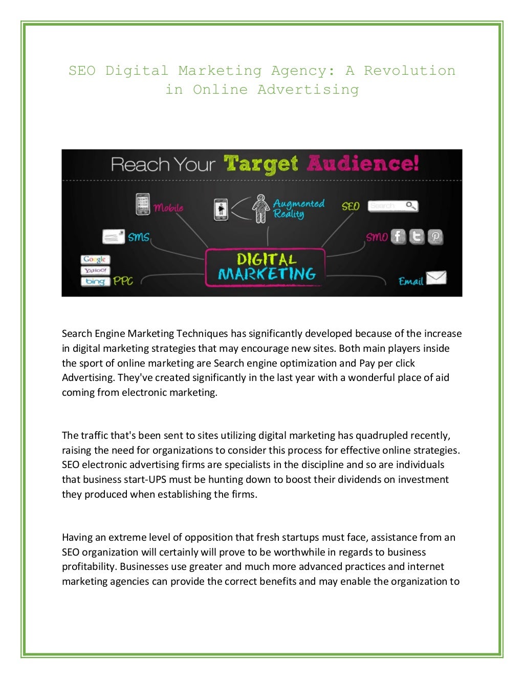 Digital marketing agency manchester