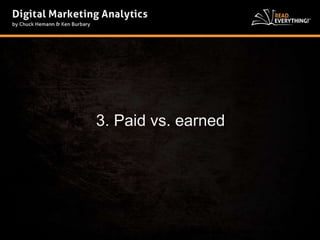 3. Paid vs. earned 
 