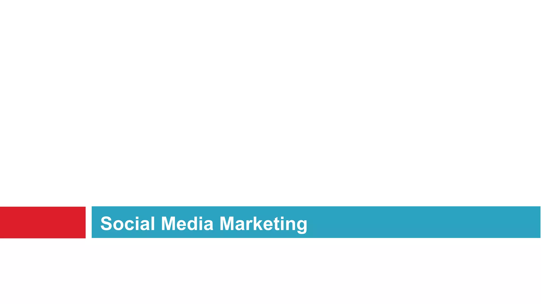 Social Media Marketing 
Pictures can also be presented more dramatically in widescreen. 
 