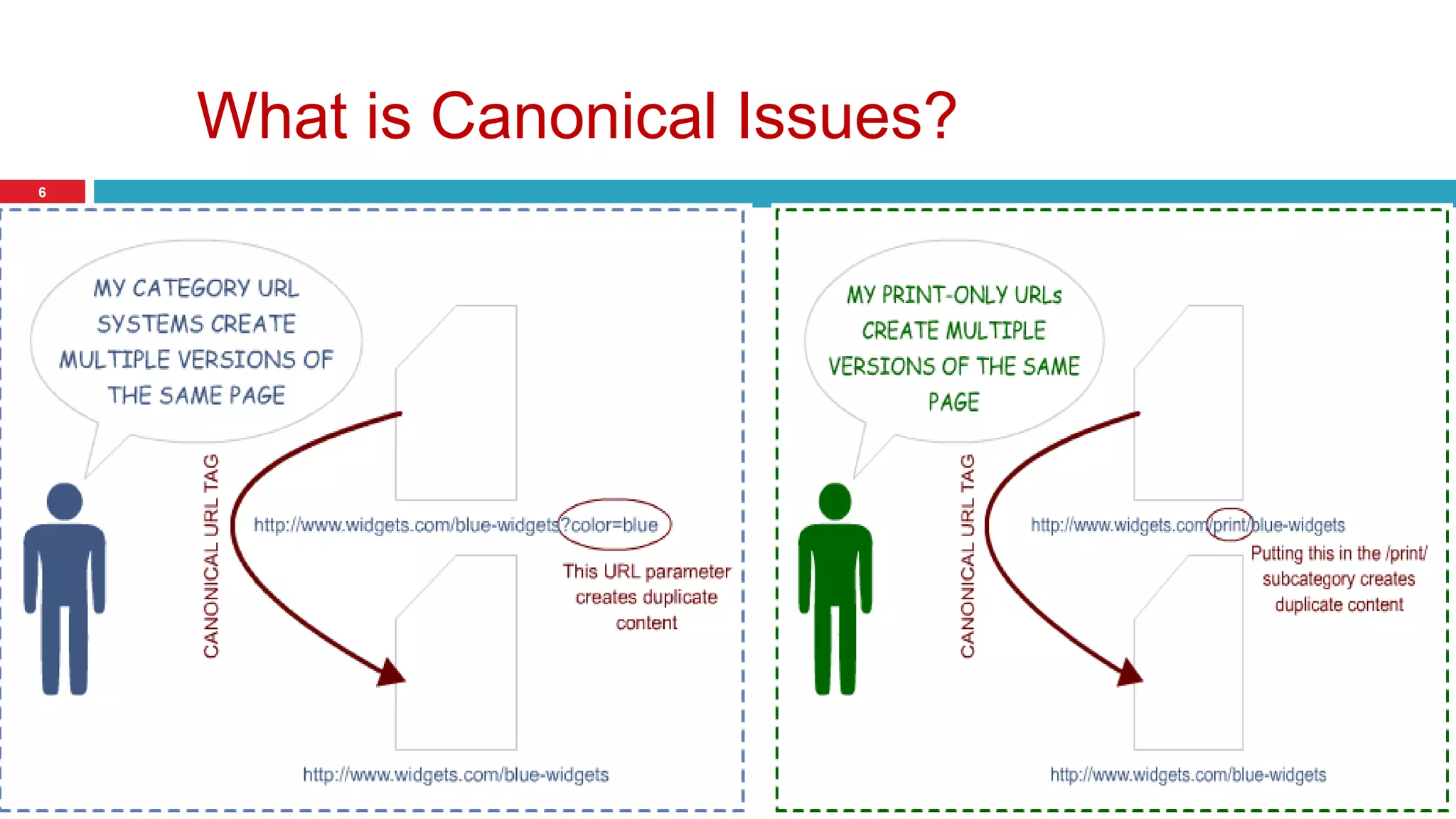 What is Canonical Issues? 
6 
 