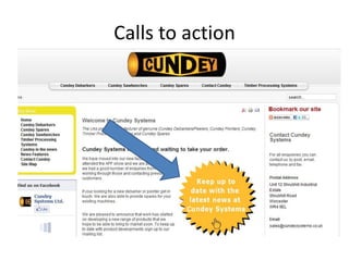 Calls to action
 