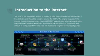 Assignemnt 2: Evolution of The Internet Presentation | PDF