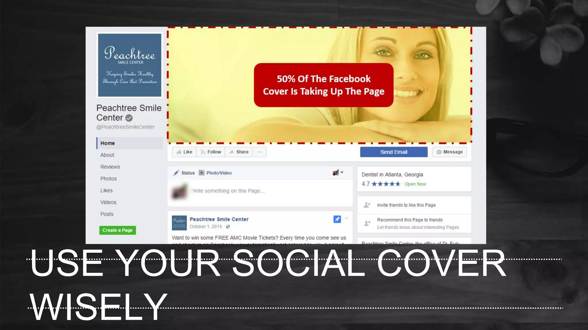 USE YOUR SOCIAL COVER
WISELY
 