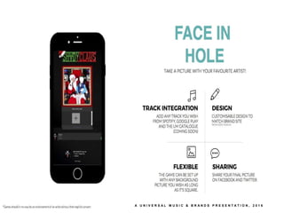 46
http://totallyunrelatedrandomanddebatable.blogspot.com/A U N I V E R S A L M U S I C & B R A N D S P R E S E N T A T I O N , 2 0 1 6
 