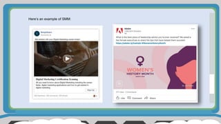 Here’s an example of SMM:
 