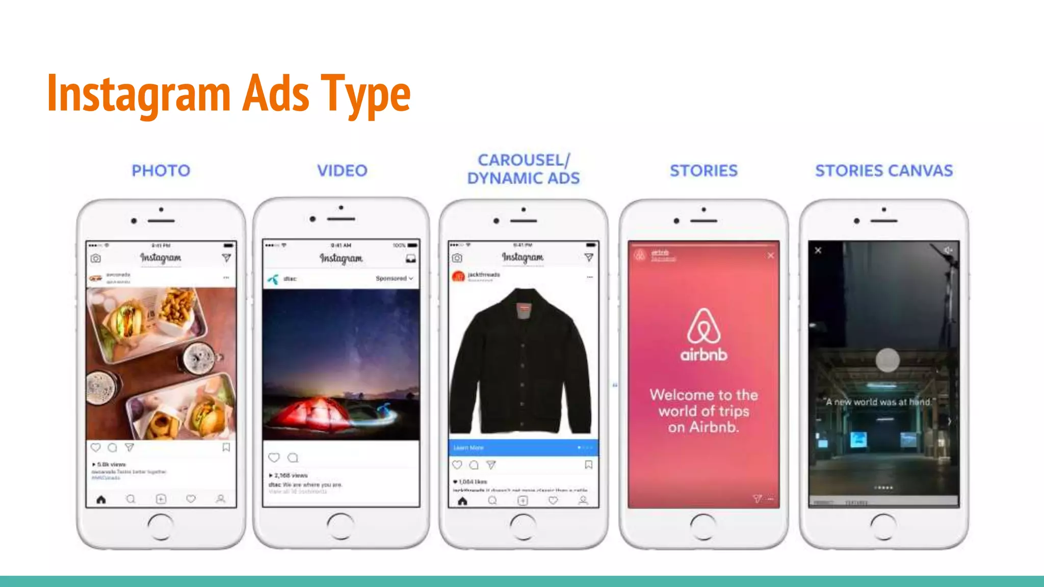 Instagram Ads Type
 