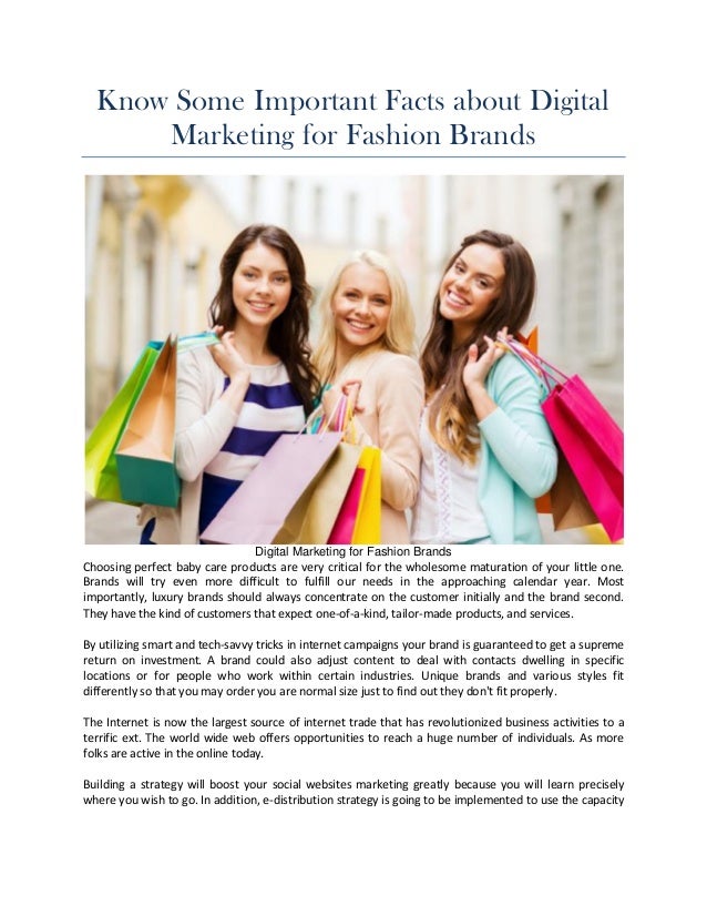 Digital Marketing for Fashion Brands