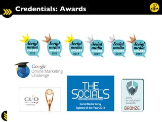 9	
  
Credentials: Awards 	

 