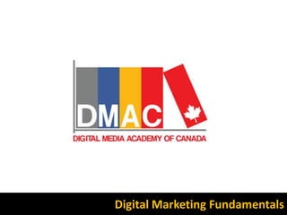 Digital Marketing Fundamentals

 