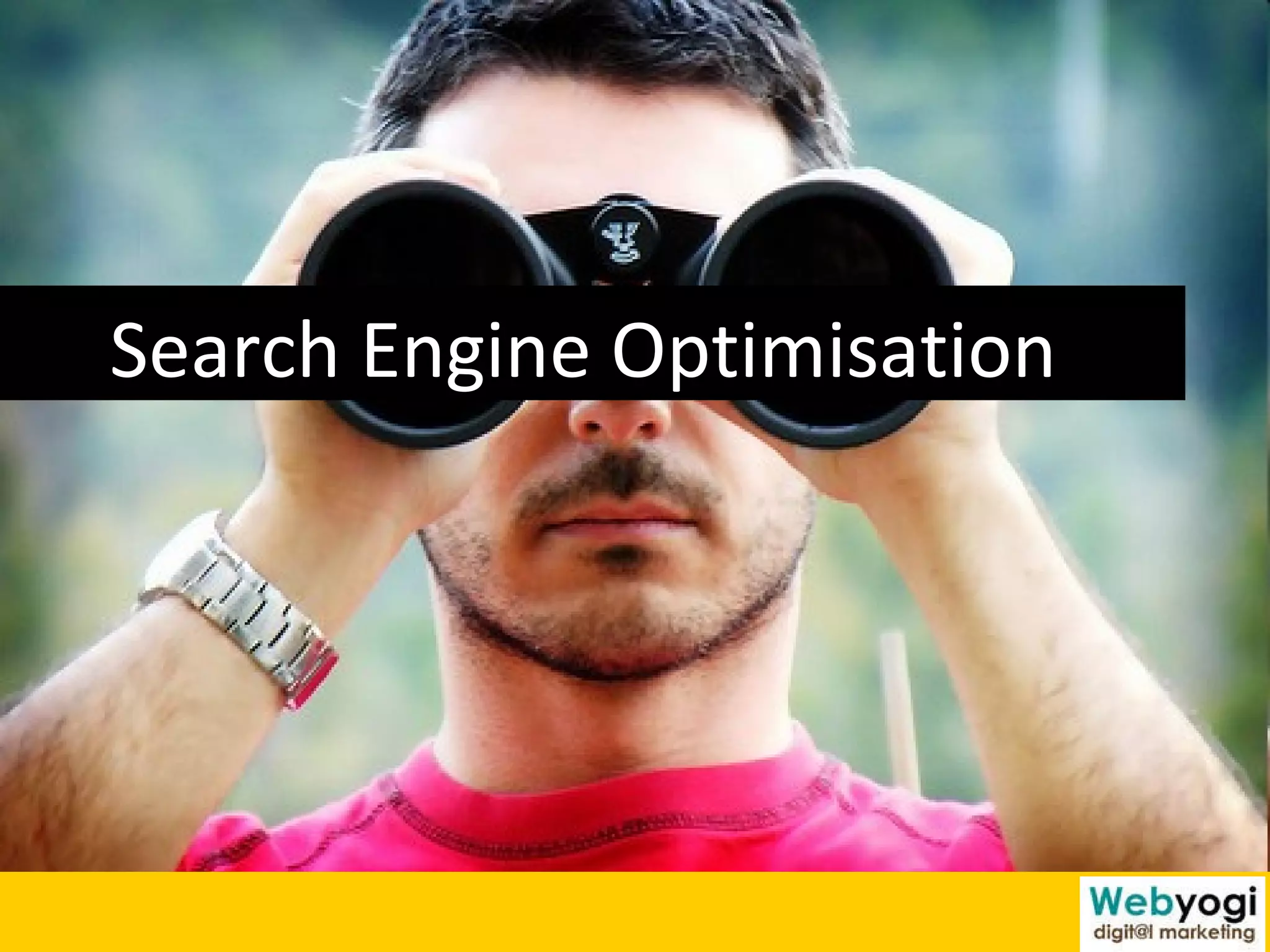 Search Engine Optimisation  
