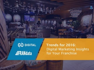 1#WinLocal#GOFranchise2016
Trends for 2016:
Digital Marketing Insights
for Your Franchise
 