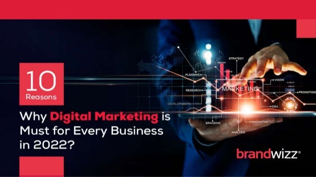 Digital Marketing is Must for Every
Business in 2022
 