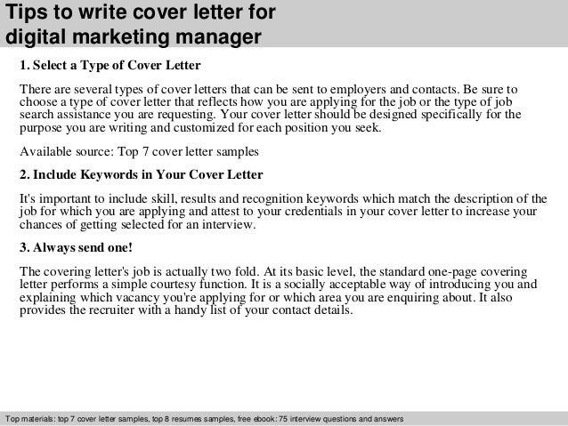 digital marketing cover letter under fontanacountryinn com cover letter for digital marketing internship
