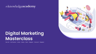 Digital Marketing
Masterclass
 