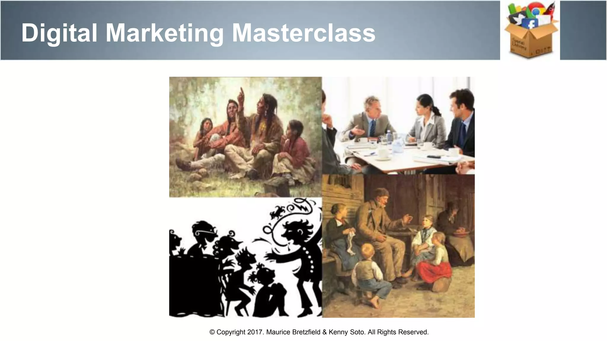 Digital Marketing Masterclass
© Copyright 2017. Maurice Bretzfield & Kenny Soto. All Rights Reserved.
 