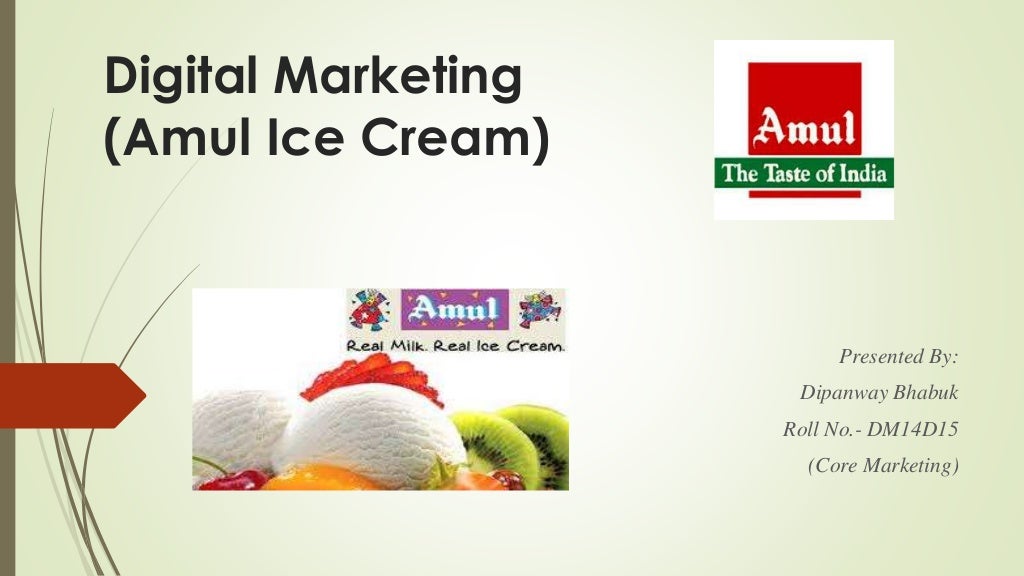 Digital marketing strategy of Amul