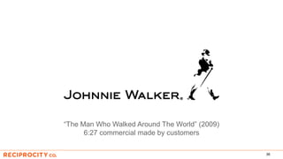 36
“The Man Who Walked Around The World” (2009)
6:27 commercial made by customers
 
