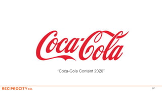 57
“Coca-Cola Content 2020”
 