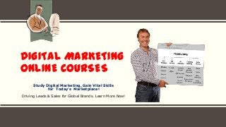 DIGITAL MARKETING
ONLINE COURSES
Study Digital Marketing, Gain Vital Skills
for Today's Marketplace!
Driving Leads & Sales for Global Brands. Learn More Now!

 