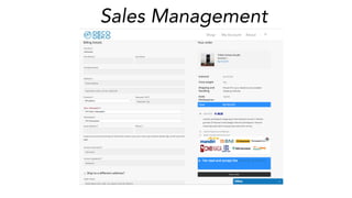 Sales Management
 