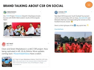 12BRAND TALKING ABOUT CSR ON SOCIAL
 