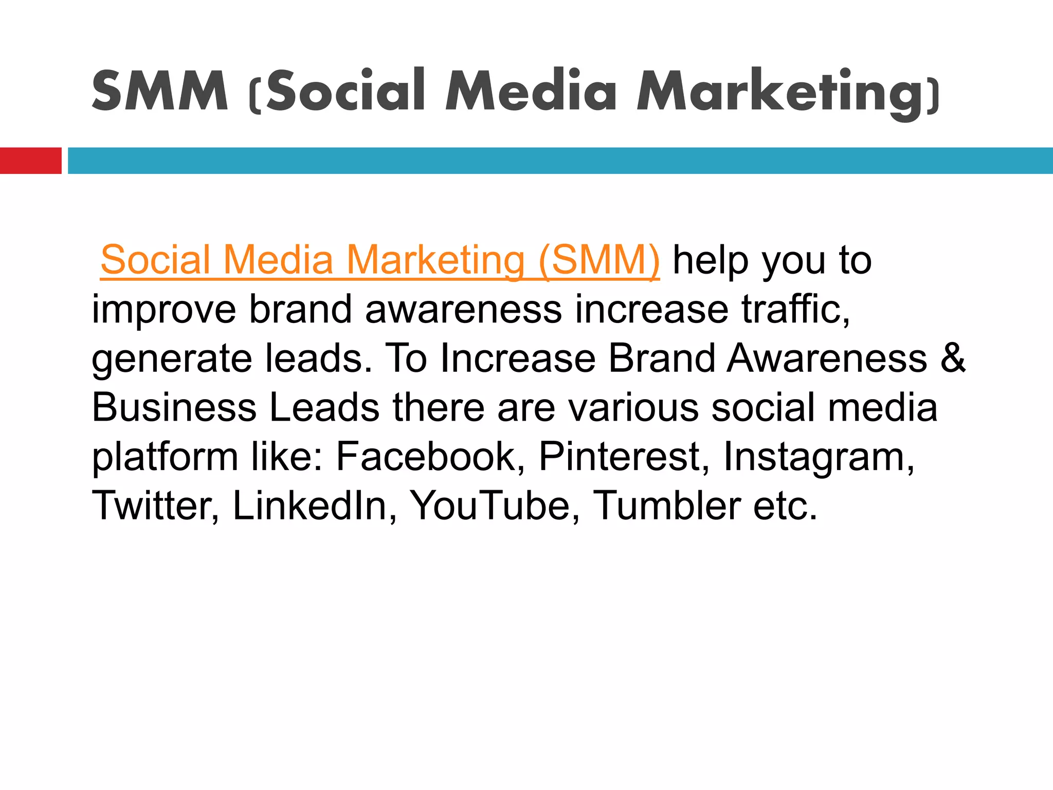 Digital marketing overview