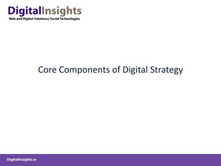 Core Components of Digital Strategy,[object Object]