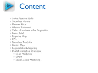 Digital Marketing Plan - Soundtap Radio | PPT