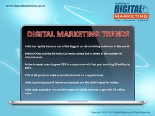 Career in Digital Marketing