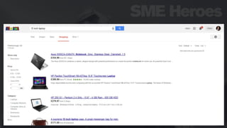 Pay Per Click Advertising
When to use PPC.
PPC should be used to gain subscribers and engagers to your
platform.
If you sell low cost product, it is better to use Google Shopping than
Adwords.
 