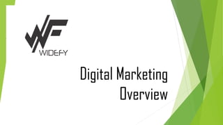 Digital Marketing
Overview
 