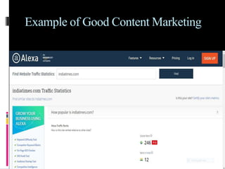 Example of Good Content Marketing
 