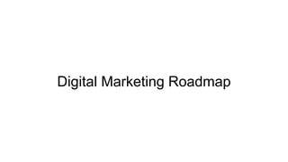 Digital Marketing Roadmap
 