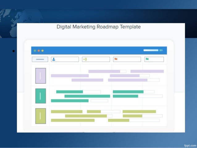 digital marketing roadmap template www hutwork com