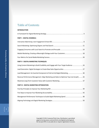 Digital Marketing Strategic Roadmap | PDF