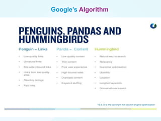 Google’s Algorithm 
 
