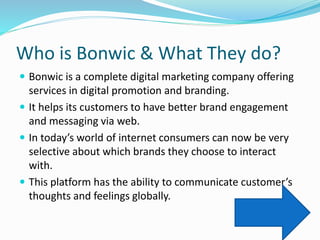 Digital Marketing Company - SEO Services | Internet Marketing | Ecommerce Solutions - Bonwic