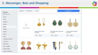 5. Messenger, Bots and Shopping
 