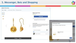 5. Messenger, Bots and Shopping
 