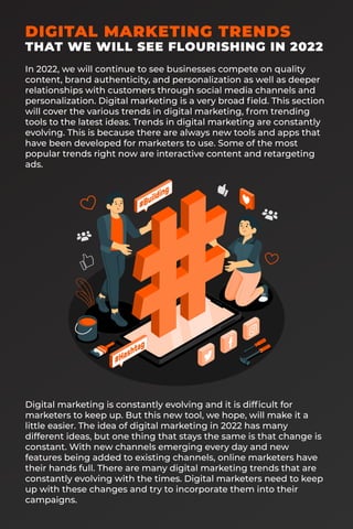 Digital marketing trends 2022 | PDF