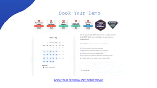 Book Your Demo
BOOK YOUR PERSONALIZED DEMO TODAY!
 