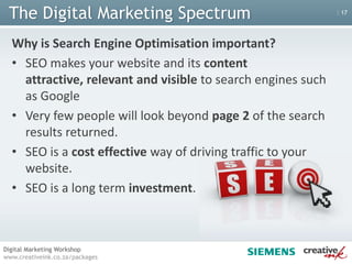 Increase your customer base - Very accessible and evens the playing field