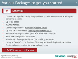 Functionality can be limited – novel components may require additional developmentThe Digital Marketing SpectrumContent Managed WebsiteCMS stands for Content Management System. This allows you to handle all text and image updates on your website via a user-friendly application. A CMS would allow you to update web content from anywhere in the world. Advantages:Disadvantages:Not dependant on a designer with HTML knowledge updates