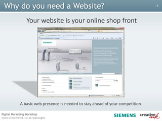 Very cost effective & easy to update Traditional vs Digital MarketingDigital MarketingTraditional MarketingPrinted Newsletter mailed to a post boxDigital Newsletter emailed the an inboxOnce printed difficult to update