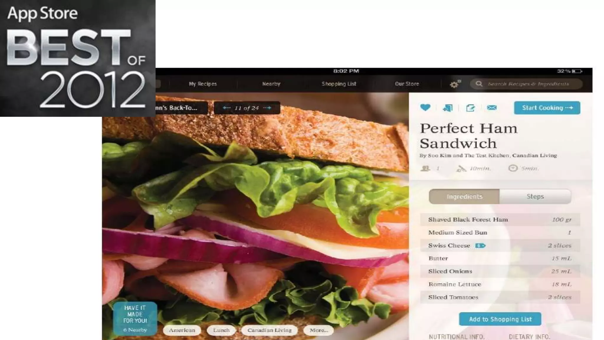 “What are we eating?”
 