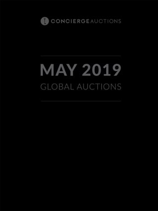 1
MAY 2019
GLOBAL AUCTIONS
 
