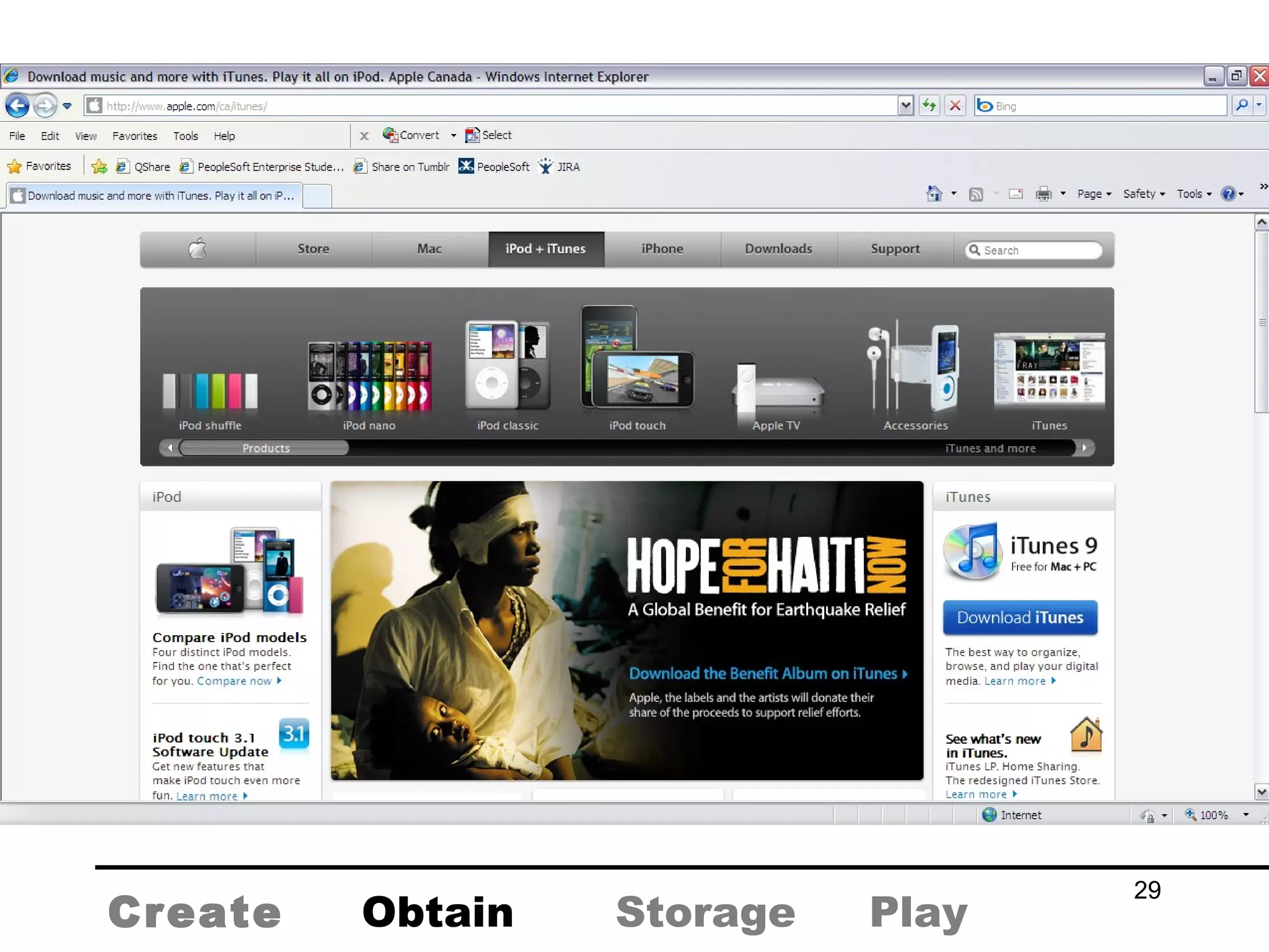 Create Obtain Storage Play 